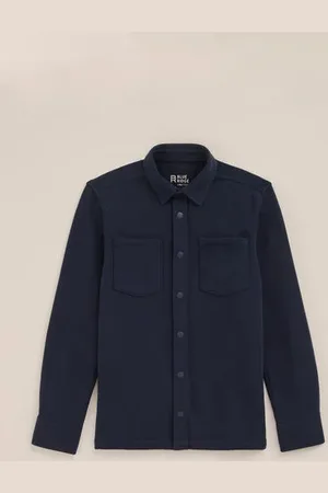 WE Fashion Blue Ridge - Jongens gebreid smart overshirt van katoenmix - Regular fit - - Katoen