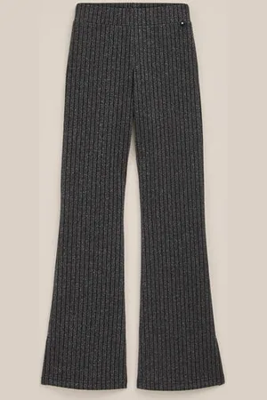 WE Fashion Meisjes flared legging met gilttergaren - Skinny Fit -