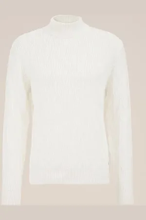 WE Fashion Heren kabeltrui - Slim Fit - - Katoen