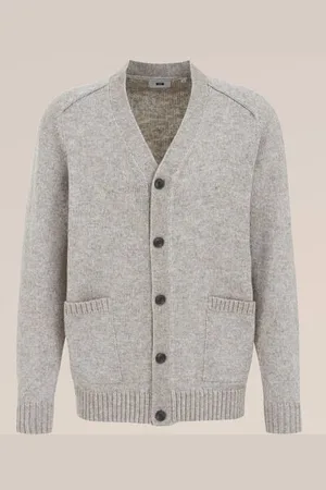 WE Fashion Heren wolmix vest - Slim Fit -