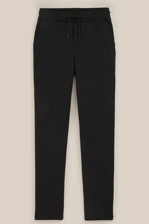 WE Fashion Jongens slim fit pantalon met structuur - Slim Fit -