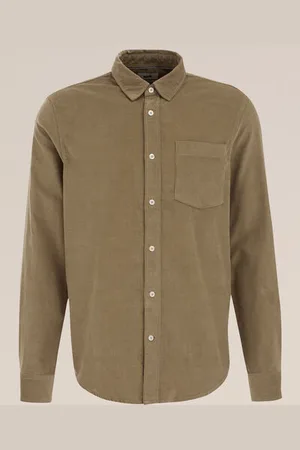 WE Fashion Fundamentals - Heren corduroy overhemd - Regular fit - - Katoen