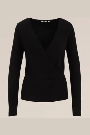 WE Fashion Dames overslagtop - - Viscose