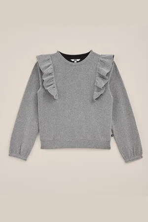 WE Fashion Meisjes sweater met glittergaren - Regular fit -