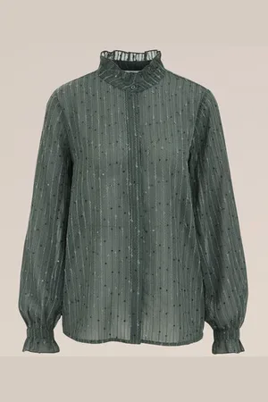 WE Fashion Dames blouse met structuur - Regular fit -