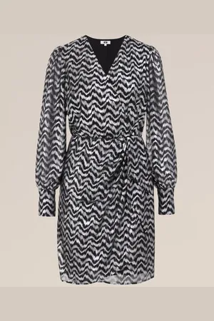 WE Fashion Dames jurk met dessin - Regular fit -