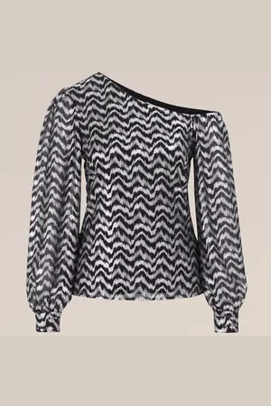 WE Fashion Dames top met dessin - Regular fit -