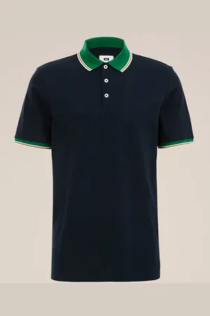 WE Fashion Heren polo - Slim Fit - - Katoen