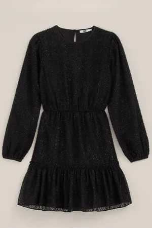 WE Fashion Meisjes jurk met glittergaren - Regular fit -