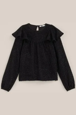 WE Fashion Meisjes blouse met structuur - Regular fit -