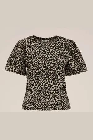 WE Fashion Dames top met dessin - Regular fit -