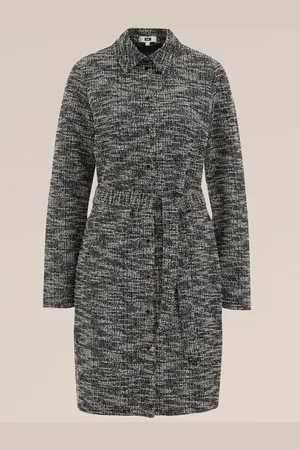 WE Fashion Dames boucle jurk - Regular fit -