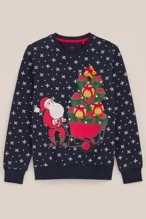 WE Fashion Jongens sweater met dessin - Regular fit - - Katoen