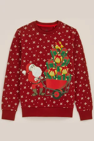 WE Fashion Jongens sweater met dessin - Regular fit - - Katoen