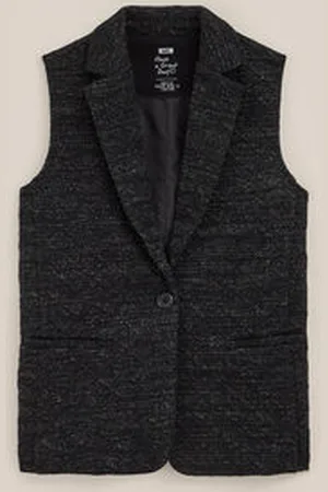 WE Fashion Meisjes gilet met glittergaren - Regular fit -