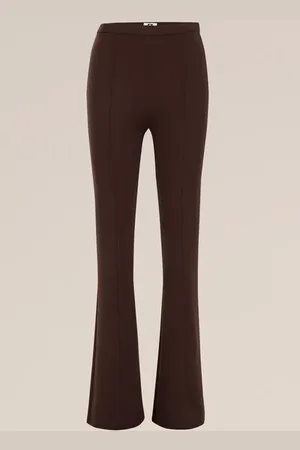 WE Fashion Dames flared jersey broek -