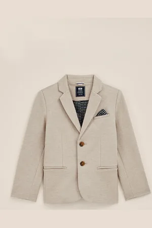 WE Fashion Jongens slim fit blazer met stretch - Slim Fit -