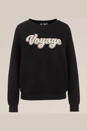WE Fashion Dames sweater met embroidery - Regular fit - - Katoen