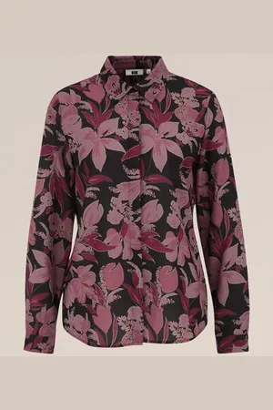 WE Fashion Dames blouse met fijne structuur - Regular fit -
