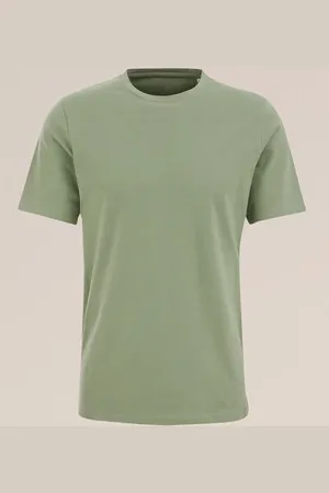 WE Fashion Heren T-shirt - Slim Fit - - Katoen