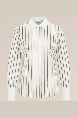 WE Fashion Dames blouse met dessin - Regular fit - - Katoen