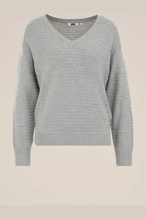 WE Fashion Dames trui met structuur - Oversized - - Viscose