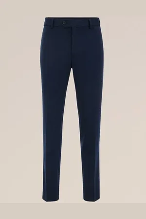 WE Fashion Heren slim fit pantalon met stretch - Slim Fit -