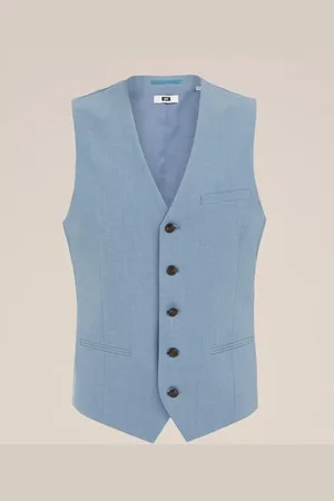 WE Fashion Fundamentals - Heren slim fit gilet - Slim Fit -