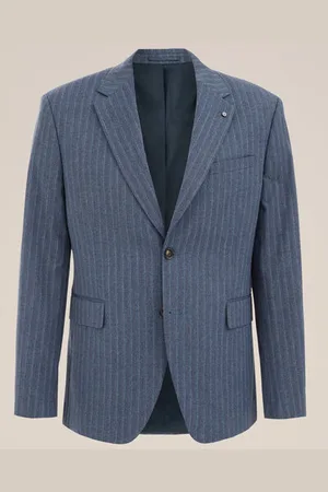 WE Fashion Heren slim fit blazer met subtiele streep - Slim Fit -