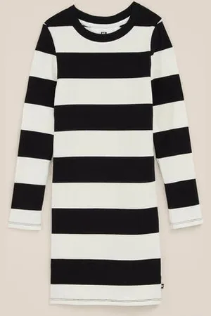 WE Fashion Meisjes jurk met dessin - Regular fit - - Katoen