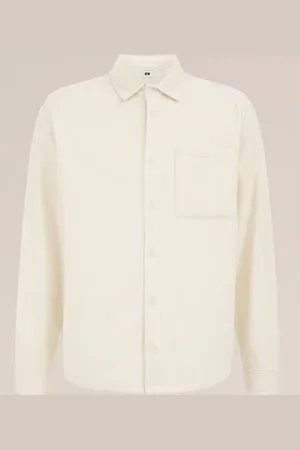 WE Fashion Heren overshirt van fleece - Regular fit -