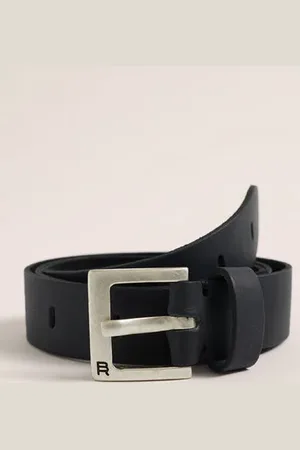 WE Fashion Blue Ridge - Jongens leren riem - Regular fit - - Leer