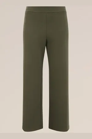 WE Fashion Dames wide leg pantalon - Curve - Regular fit - - Plus Size