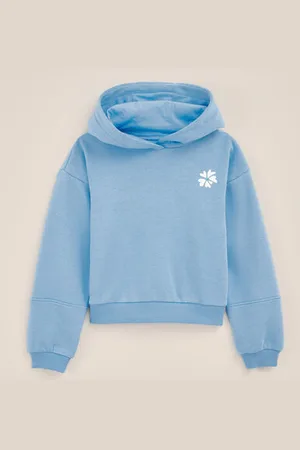 WE Fashion Meisjes hoodie met opdruk - Relaxed Fit - - Katoen