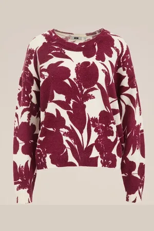 WE Fashion Dames trui met dessin - Regular fit -