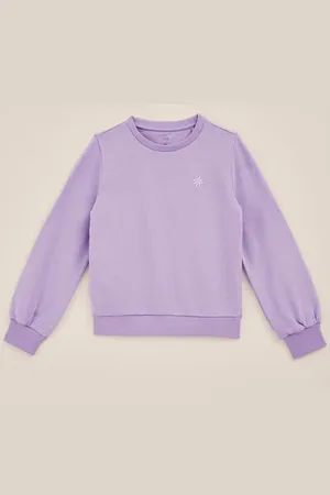 WE Fashion Meisjes sweater met embroidery - Regular fit - - Katoen
