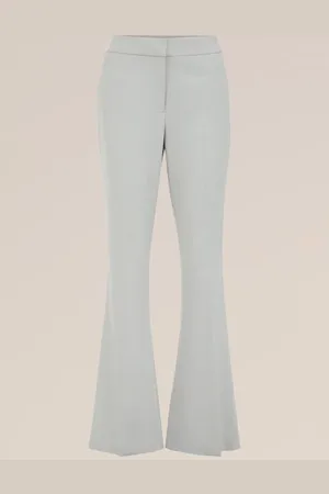 WE Fashion Dames Slim fit flared pantalon - Slim Fit -