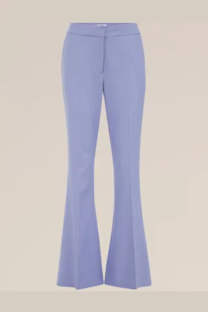 WE Fashion Dames Slim fit flared pantalon - Slim Fit -