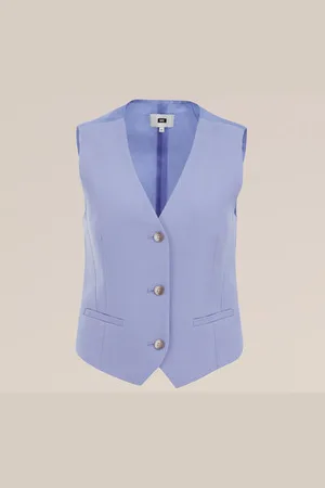 WE Fashion Dames Getailleerde gilet - Slim Fit -