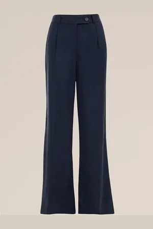 WE Fashion Dames Regular fit pantalon - Regular fit - - Tencel