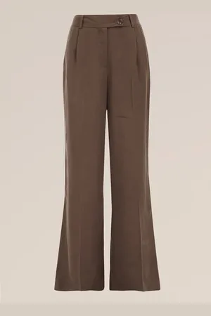 WE Fashion Dames Regular fit pantalon - Regular fit - - Tencel