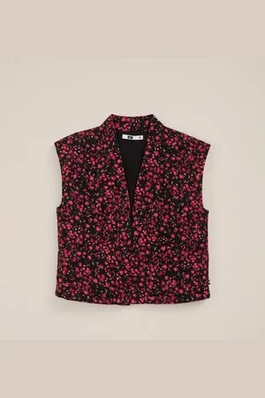 WE Fashion Meisjes gilet met dessin - Regular fit -