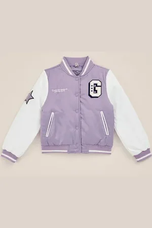 WE Fashion Meisjes bomberjack met embroidery - Regular fit -