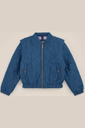 WE Fashion Blue Ridge - Meisjes gewatteerde bomberjack - Regular fit - - Katoen