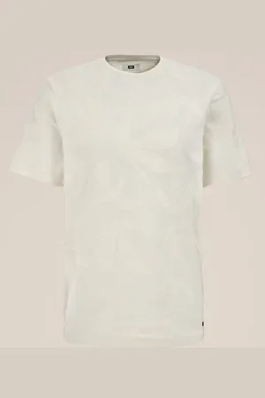 WE Fashion Heren T-shirt met dessin - Regular fit - - Katoen