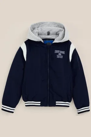WE Fashion Blue Ridge - Jongens bomberjack met capuchon - Regular fit -