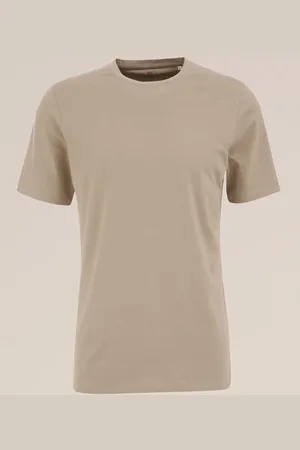 WE Fashion Heren T-shirt - Slim Fit - - Katoen