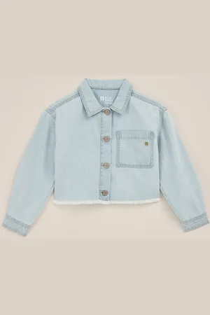 WE Fashion Blue Ridge - Meisjes denim jack - Regular fit - - Katoen