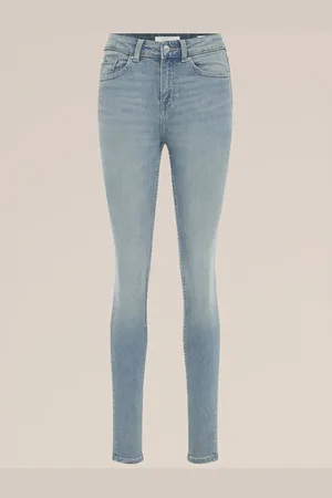 WE Fashion Blue Ridge - Dames skinny fit jeans met stretch - Super Skinny Fit - - Katoen