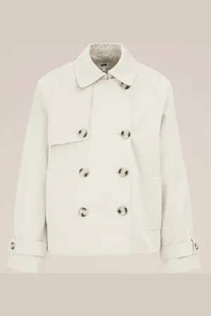 WE Fashion Dames trenchcoat - Loose fit - - Katoen